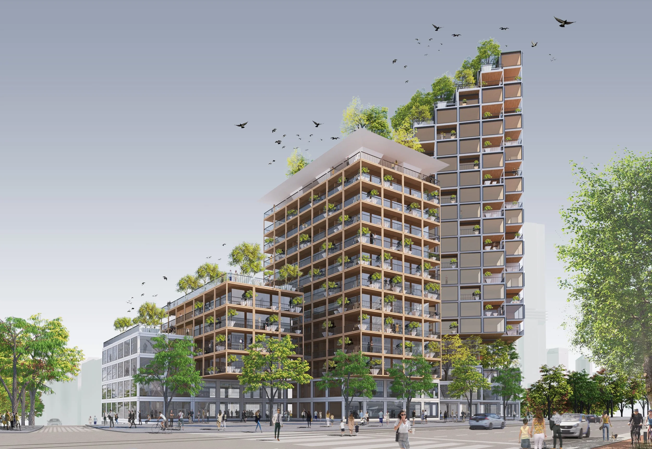The healthy hybrid city block — AEMSEN
